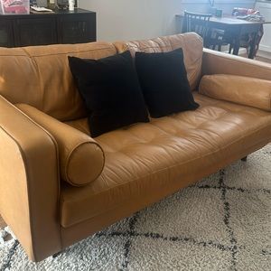 Two Black Throw Pillow